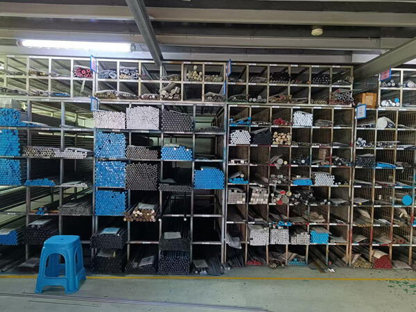 warehouse for cnc parts