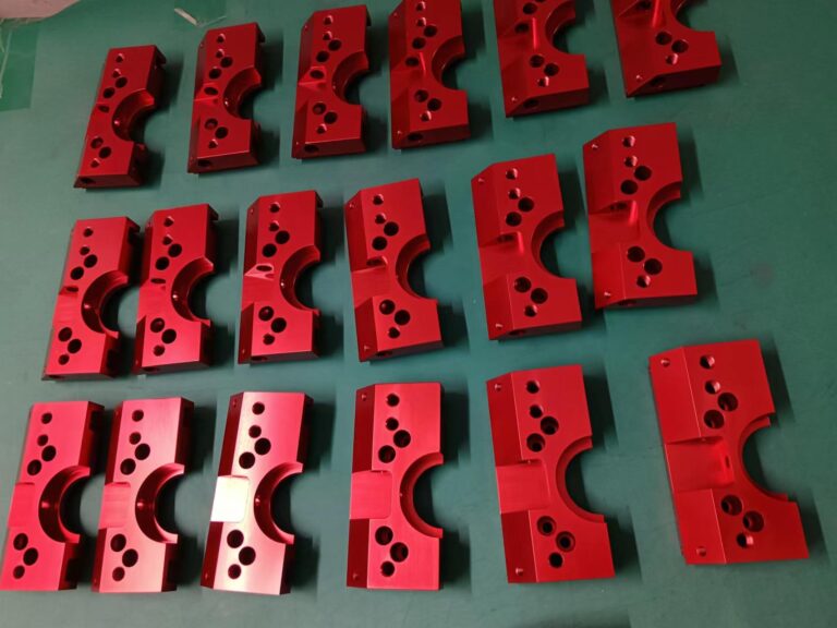 Aluminum Parts With Red Anodize (1)